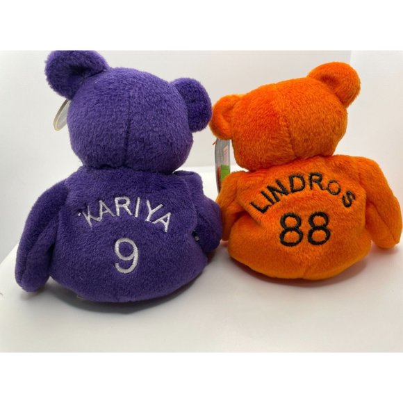 lot of 2 Salvino's Bammers Eric Lindros #88 1999, aul Kariya Salvinos #9 - Picture 2 of 12